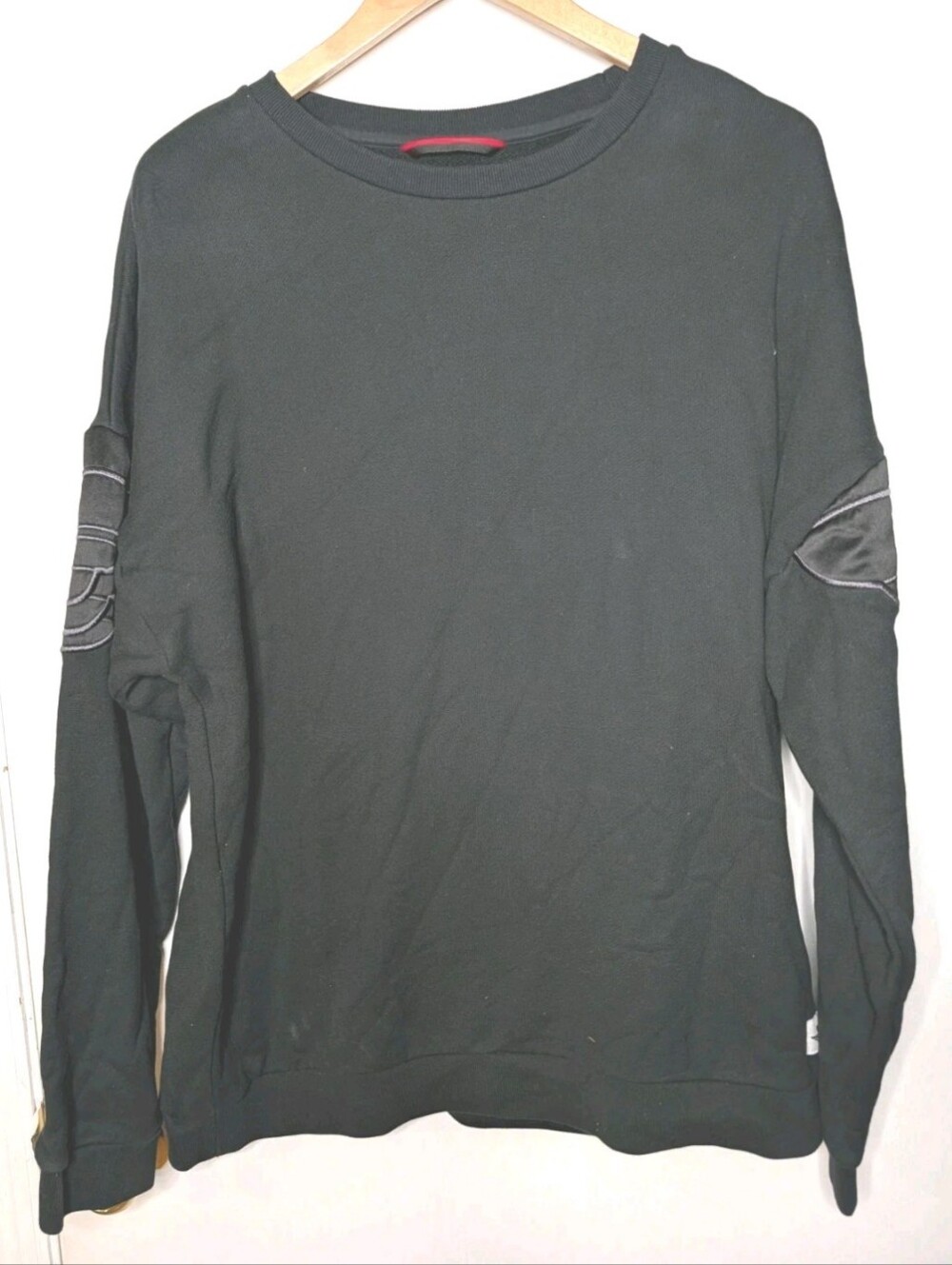 Air Jordan Sweatshirt Crewneck Men Size XL Black Wings Long Sleeve Streetwear